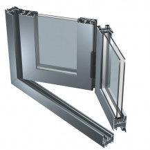 Cửa đi mở lùa xếp hệ D52