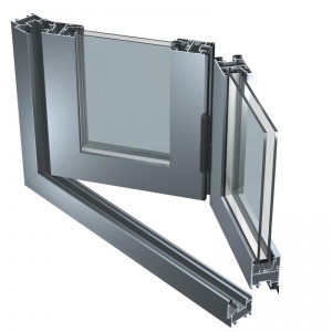 Cửa đi mở lùa xếp hệ D52