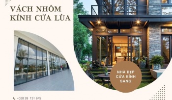 Vách Ngăn Nhôm Kính Cửa Lùa Cho 4 Mùa Tươi Mát