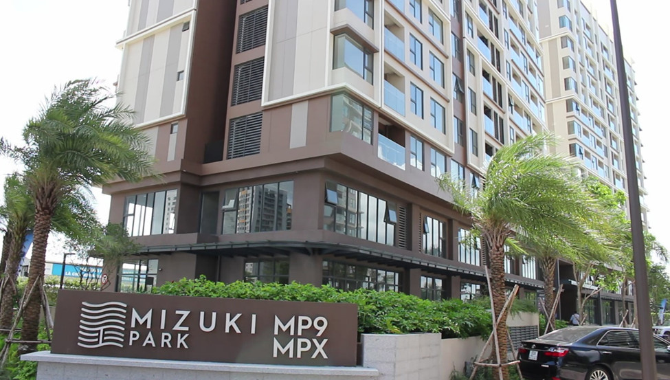 Khu đô thị Mizuki Park công ty trúng thầu cửa nhôm kính các loại và lam nhôm trang trí…(hình)